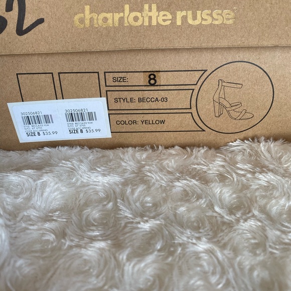 NEW Yellow Heels - Picture 2 of 3